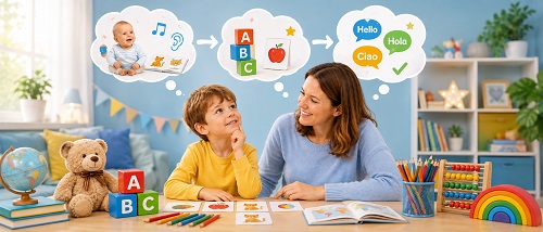 بهترین سن یادگیری زبان سوم در کودکان؛ آیا فرزند شما آماده سه‌زبانه شدن است؟